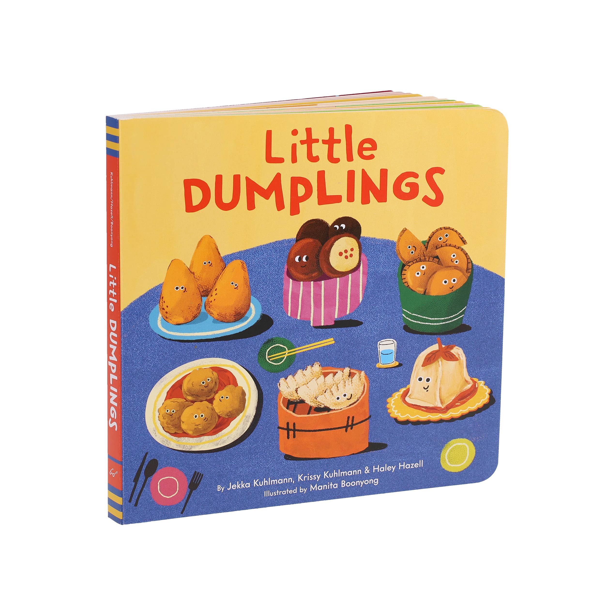 Little Dumplings children's book with cute illustrated dumplings, perfect for family storytime and intentional play.