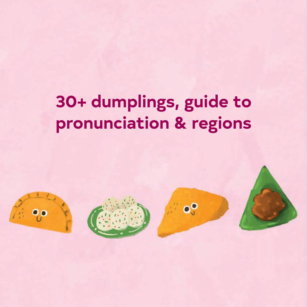 30+ dumplings guide with cute illustrated dumpling types and regional pronunciations
