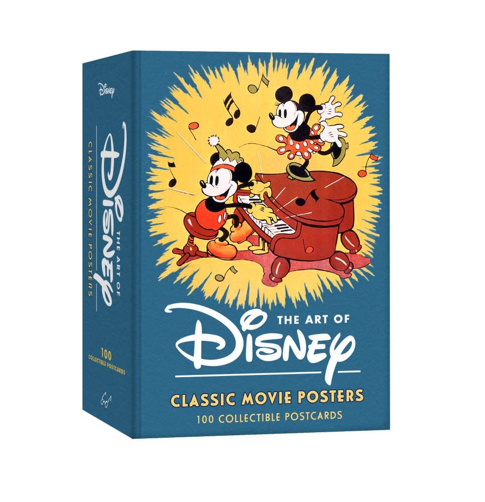 The Art of Disney Classic Movie Posters — 100 collectible postcards featuring Mickey & Minnie