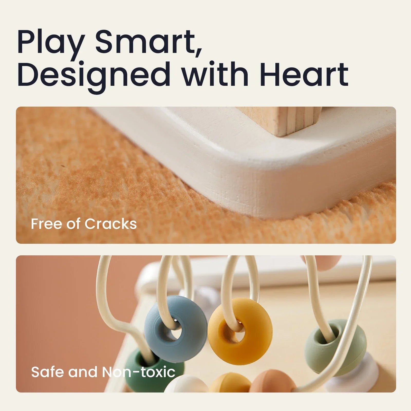 Tiny Land® Cottage Activity Cube - Morandi