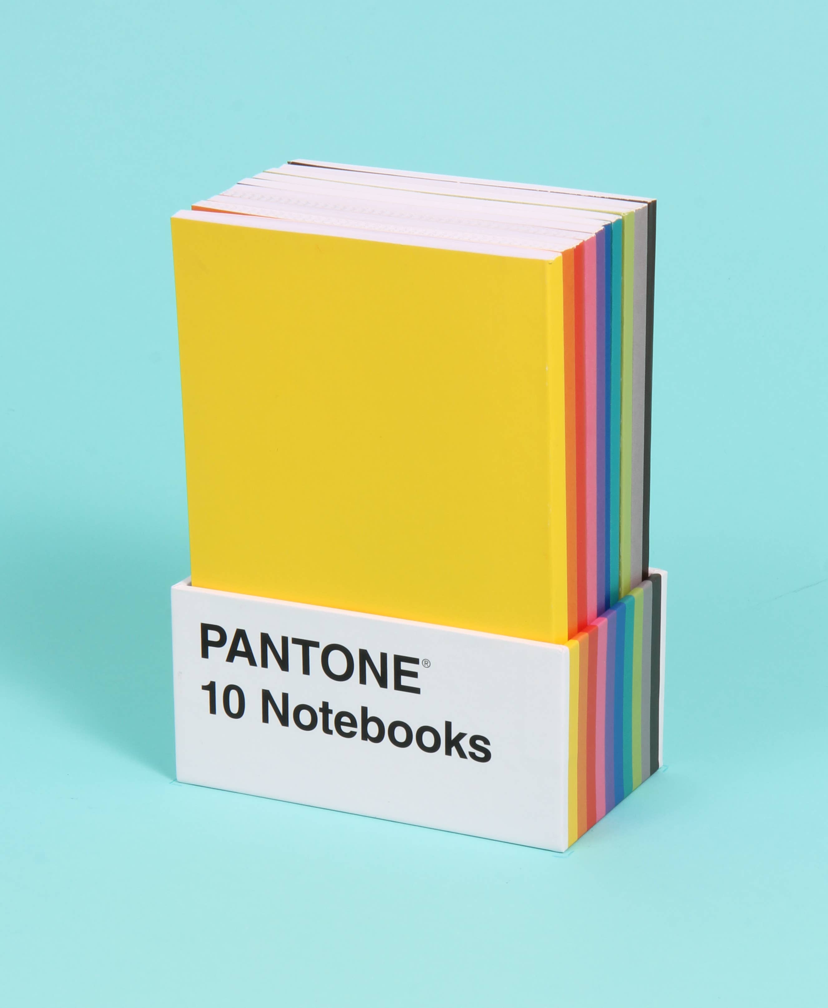 PANTONE 10 Notebooks in vibrant colors, perfect for planners and creative journaling