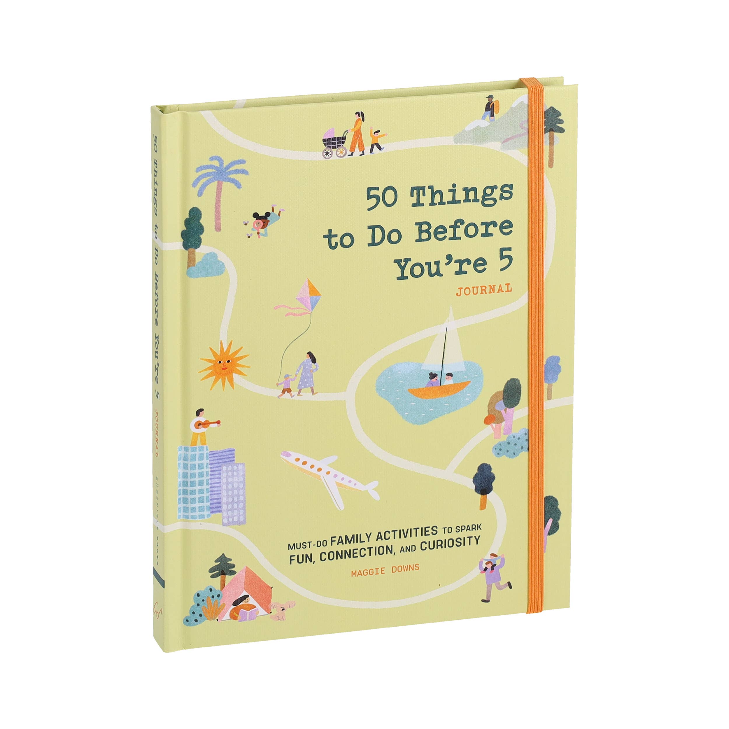 50 Things to Do Before You're 5 Journal — family activities book with colorful illustrations for kids and parents